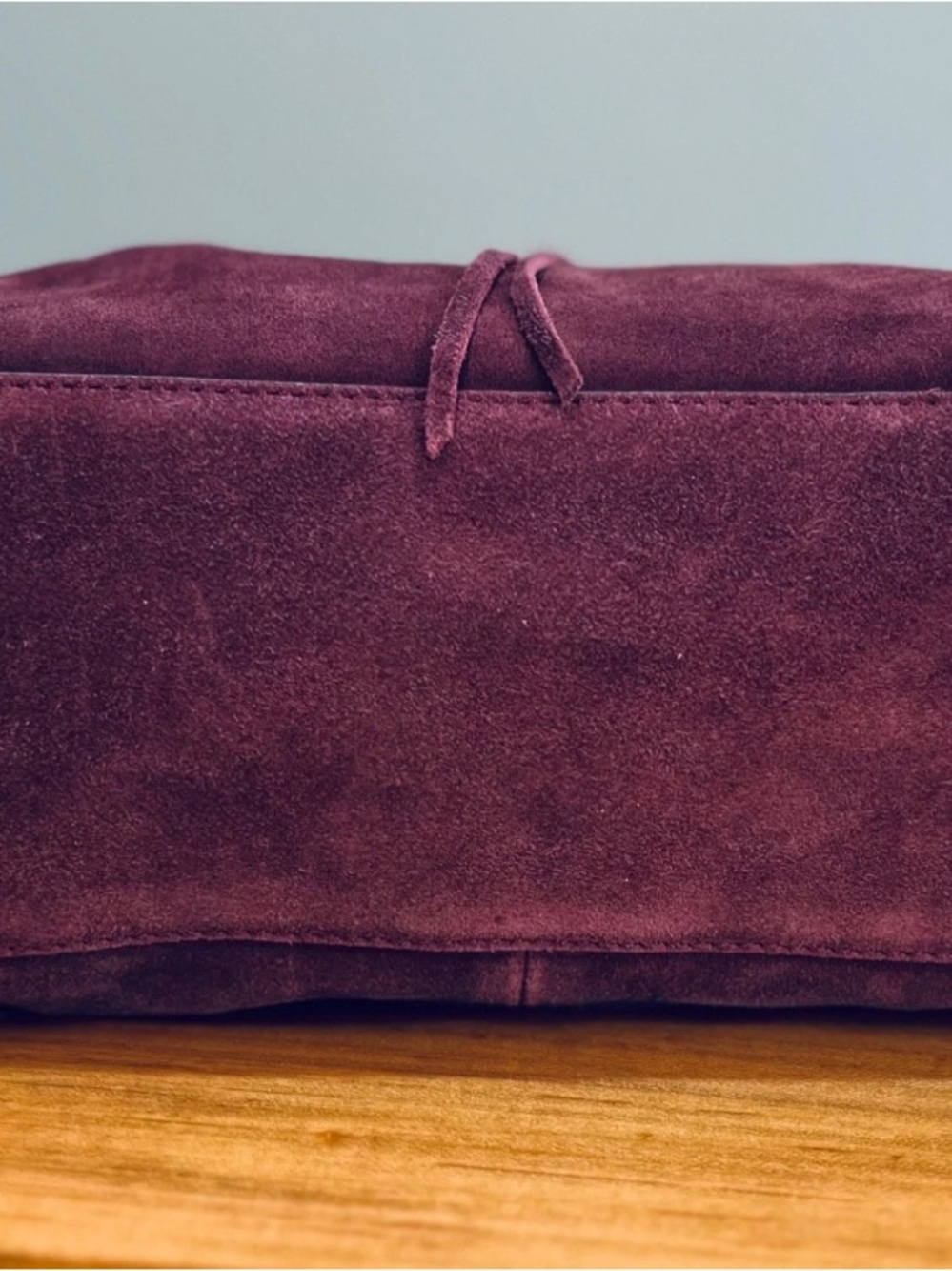 Lucky Brand Clem Suede Mini Hobo Bag Burgundy - Picture 3 of 11